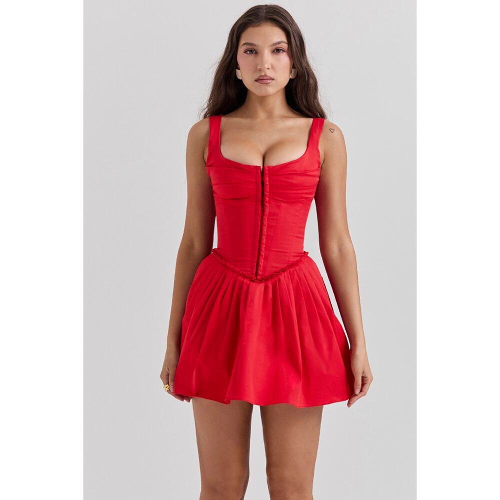 House of CB Cupid Scarley Pleated Mini Dress